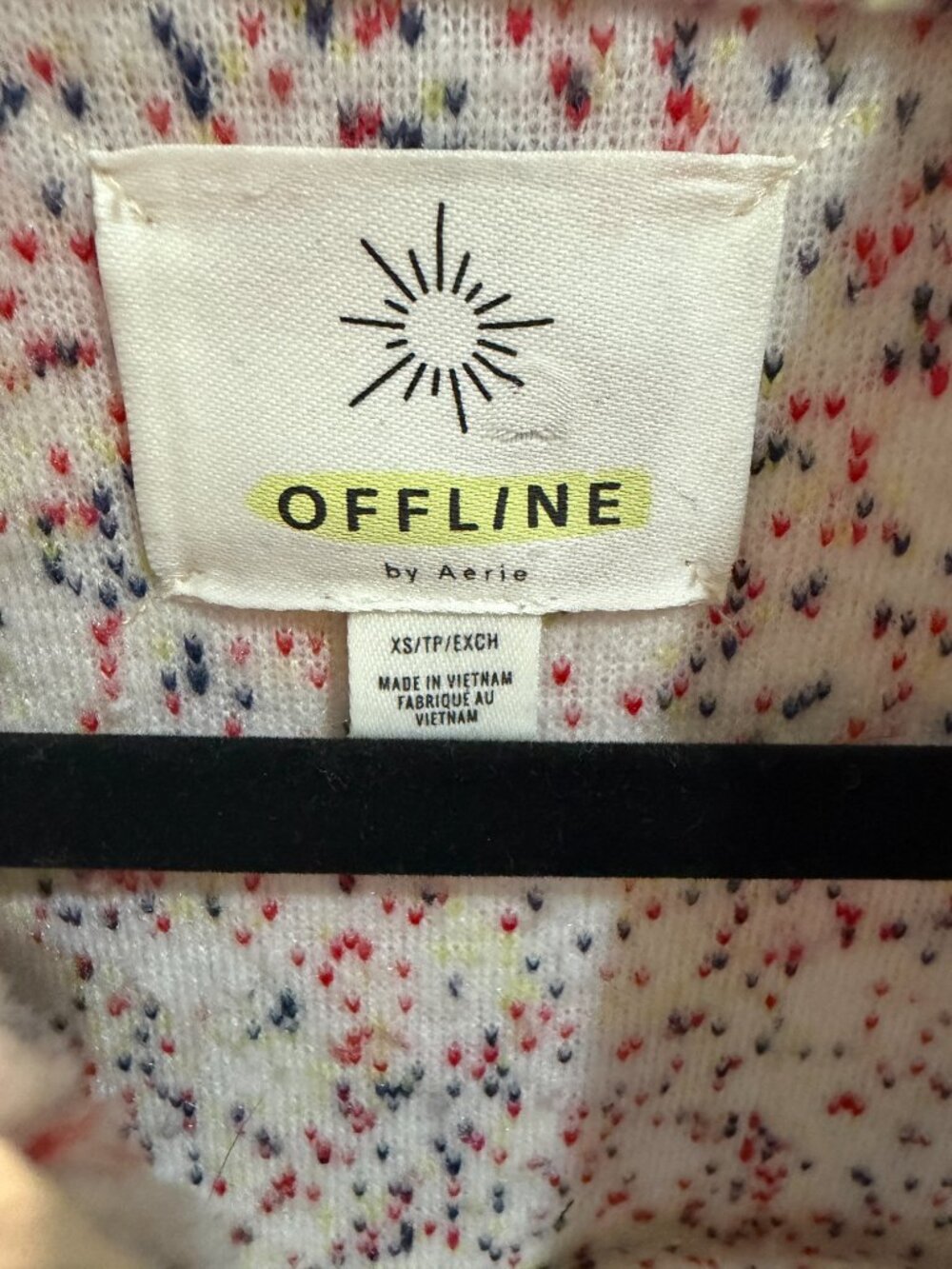 OFFLINE BY AERIE Sherpa Speckled Jacket NWOT SIZE XS - Picture 3 of 12